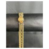 Collection of Vintage Gold-Tone Jewelry Including S. Coventry Necklace and Earrings