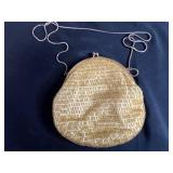 Set of 4 Vintage Beaded Evening Bags with Chain Straps