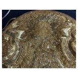 Set of 4 Vintage Beaded Evening Bags with Chain Straps