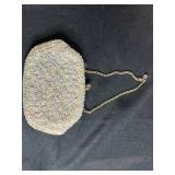 Set of 4 Vintage Beaded Evening Bags with Chain Straps