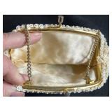 Set of 4 Vintage Beaded Evening Bags with Chain Straps