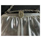 Lot of 4 Vintage Evening Purses Including Beaded, Gold, and Silver Bags