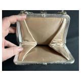 Lot of 4 Vintage Evening Purses Including Beaded, Gold, and Silver Bags