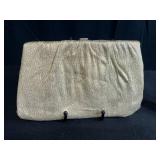 Lot of 4 Vintage Evening Purses Including Beaded, Gold, and Silver Bags