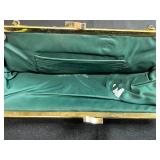 Set of 3 Vintage Handbags Including Floral Needlepoint and Metallic Purse