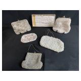 Collection of 6 Vintage Beaded Evening Bags and Purses
