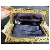 Collection of 4 Vintage Evening and Coin Purses Mesh, Beaded and Gold Tone