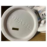 Cow-Themed Ceramic Kitchen Set and Strawberry Jar Collection