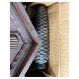 Vintage Wooden Cuckoo Clock with Carved Bird and Leaf Details