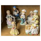 Set of Vintage Ceramic Figurines Including George Good and Made in Japan