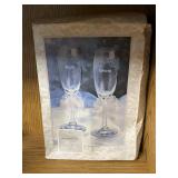 Wedding Collection Figurines and Hallmark Toasting Glasses Set