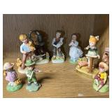 Set of Vintage Avon Handcrafted Porcelain Figurines, Limited Editions