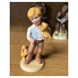 Set of Vintage Avon Handcrafted Porcelain Figurines, Limited Editions