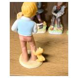 Set of Vintage Avon Handcrafted Porcelain Figurines, Limited Editions