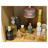 Vintage Avon Cologne Bottles Collection with Decorative Glass Designs