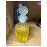 Vintage Avon Cologne Bottles Collection with Decorative Glass Designs