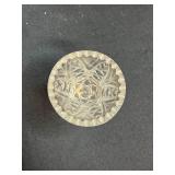 Collection of Vintage Pressed Glass Tableware and Candle Holders