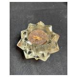 Collection of Vintage Pressed Glass Tableware and Candle Holders