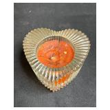 Collection of Vintage Pressed Glass Tableware and Candle Holders