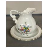 Set of 5 Vintage Porcelain Miniature Pitcher and Bowl Sets, Japan and Enesco