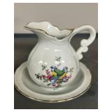 Set of 5 Vintage Porcelain Miniature Pitcher and Bowl Sets, Japan and Enesco