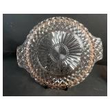 Collection of Vintage Pink Depression Glass Dishes and Plates