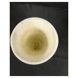 Set of 4 Vintage Milk Glass Goblets and Large Vase with Grape Motif