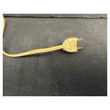 Milk Glass Hobnail Table Lamp and Set of 4 Hand Painted UCAGCO China Miniature Plates