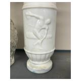 Set of 4 Vintage Glass and Porcelain Decanters Assorted Designs