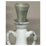 Set of 4 Vintage Glass and Porcelain Decanters Assorted Designs