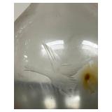 Set of 4 Vintage Glass and Porcelain Decanters Assorted Designs