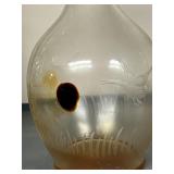 Set of 4 Vintage Glass and Porcelain Decanters Assorted Designs