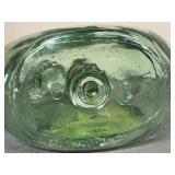 Set of 4 Vintage Glass and Porcelain Decanters Assorted Designs