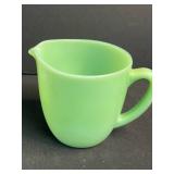 Fire-King Jadeite Creamer and Sugar Bowl Set