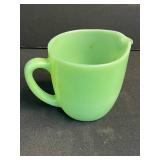 Fire-King Jadeite Creamer and Sugar Bowl Set