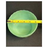 Fire-King Jadeite Creamer and Sugar Bowl Set