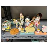 Collection of Vintage Ceramics and Figurines Including Avon Christmas Memories and Carousel Horse