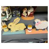 Collection of Vintage Ceramics and Figurines Including Avon Christmas Memories and Carousel Horse