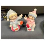 Collection of Vintage Ceramics and Figurines Including Avon Christmas Memories and Carousel Horse