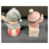 Collection of Vintage Ceramics and Figurines Including Avon Christmas Memories and Carousel Horse