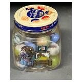 Collection of Vintage Ceramics and Figurines Including Avon Christmas Memories and Carousel Horse