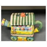 Collection of Vintage Ceramics and Figurines Including Avon Christmas Memories and Carousel Horse