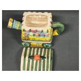 Collection of Vintage Ceramics and Figurines Including Avon Christmas Memories and Carousel Horse