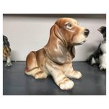 Collection of Vintage Ceramic Dog Figurines Homco Napco Japan Taiwan