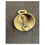 Collection of Decorative Glass, Porcelain, and Brass Bells with Crystal Dishes