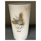 Vintage Mid-Century Game Bird Pitcher and Mixed Glassware Set