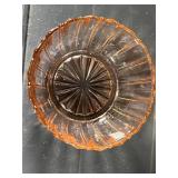 Collection of Vintage Pink Depression Glass Bowls, Cups, and Dishes