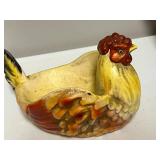 Collection of 5 Vintage Japan Turkey and Hen Ceramic Planters