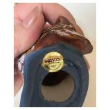 Collection of Animal Figurines Including Enesco Owl, Inarco Rabbit, Siamese Cat, and Pig Sets