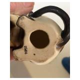 Collection of Animal Figurines Including Enesco Owl, Inarco Rabbit, Siamese Cat, and Pig Sets